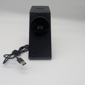 Just Wireless 3-in-1 Magnetic Wireless Charger -Black: USB-C, MagSafe Compatible